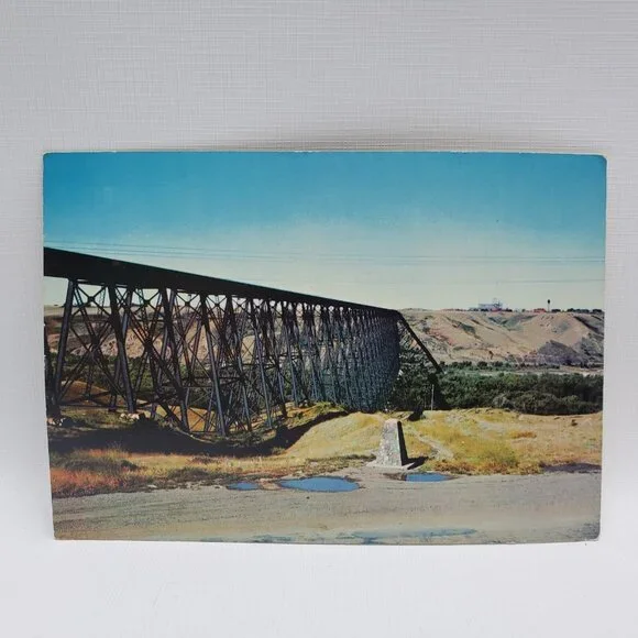 Postcards Railroad Train Rail Bridges United States Canada Steam Diesel Vintage - Picture 12 of 16